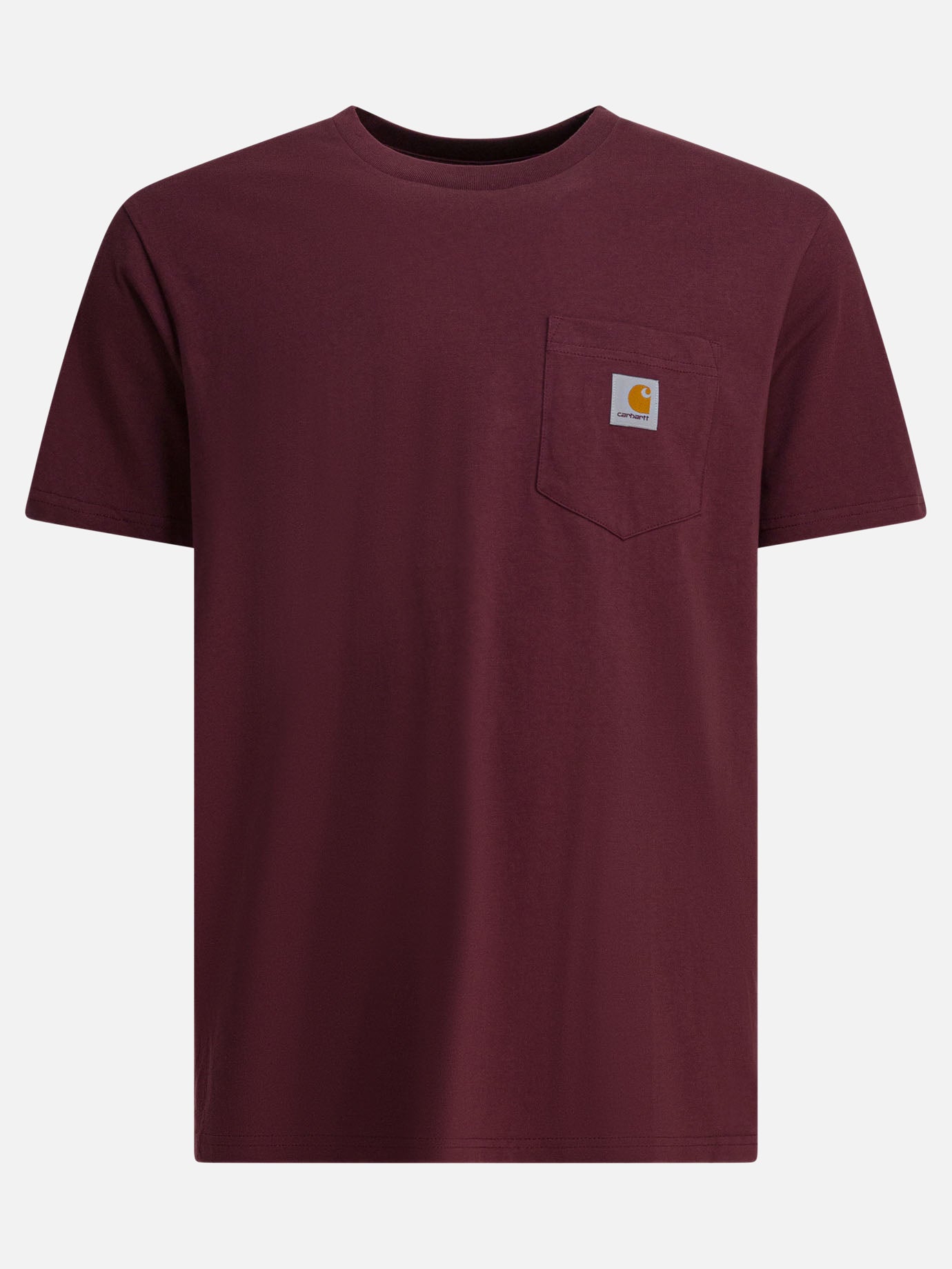 T-shirt girocollo Logo  Bordeaux - Carhartt WIP Uomo | PDP | VIETTI Online Store | thumbnail