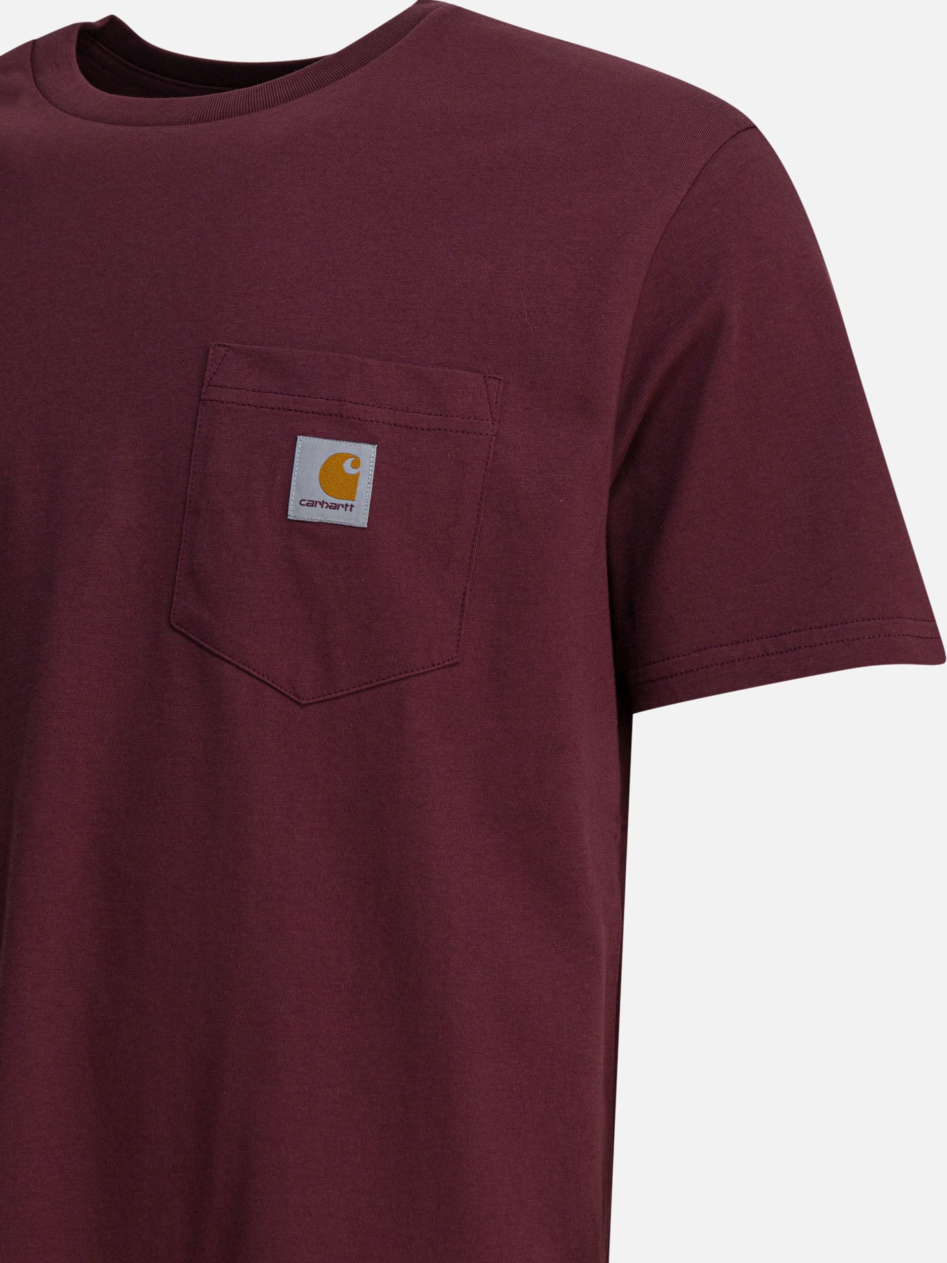 T-shirt girocollo Logo  Bordeaux - Carhartt WIP Uomo | PDP | VIETTI Online Store | Zoom-Modal_4
