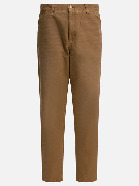 Leisure trousers Solid colour  Brown - Carhartt WIP Men | PLP | VIETTI Online Store 
