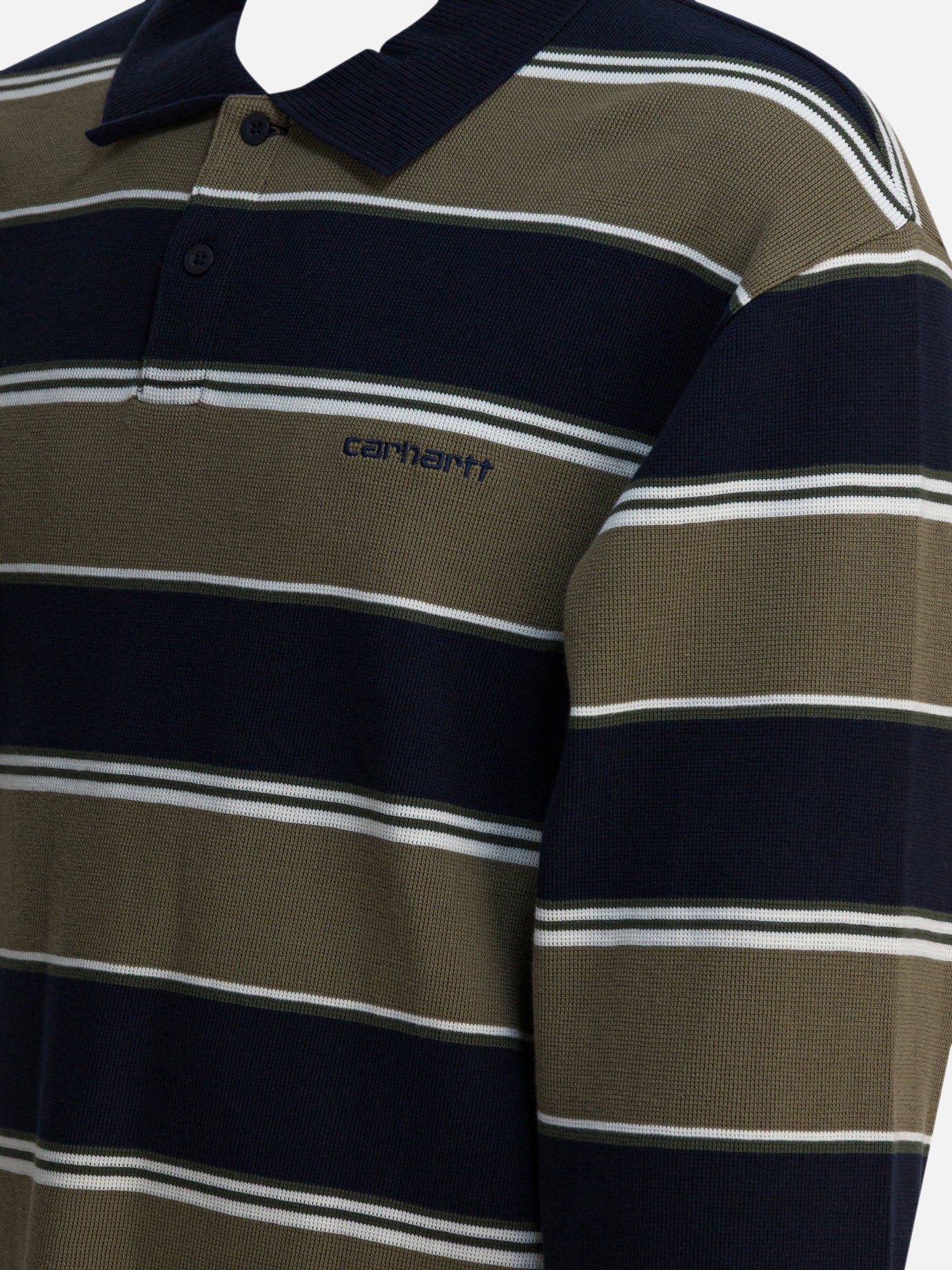Polo shirts with buttons Striped  Green - Carhartt WIP Men | PDP | VIETTI Online Store | thumbnail_4