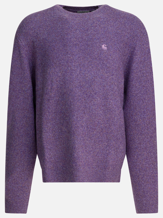 Crewneck sweaters Solid colour  Purple - Carhartt WIP Men | PLP | VIETTI Online Store 
