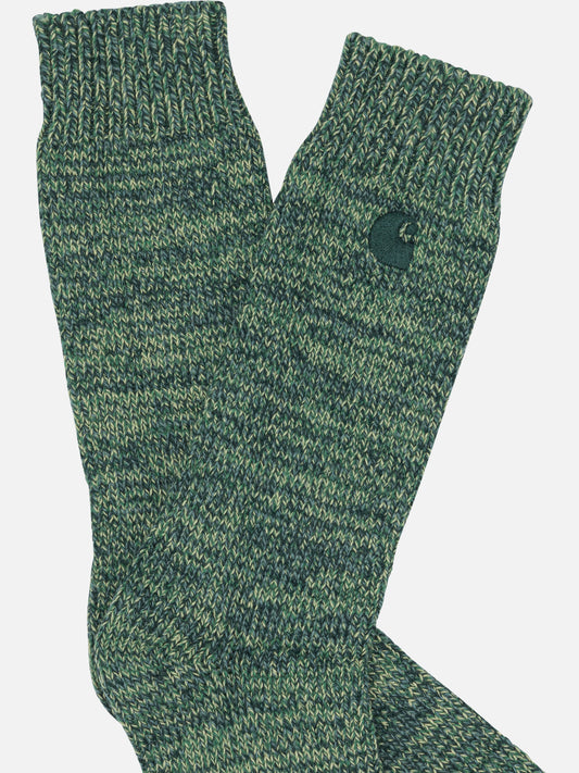 Classic socks Logo  Green - Carhartt WIP Men | PLP | VIETTI Online Store | 2
