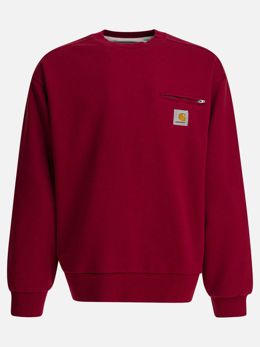 Crewnecks Logo  Red - Carhartt WIP Men | PLP | VIETTI Online Store 

