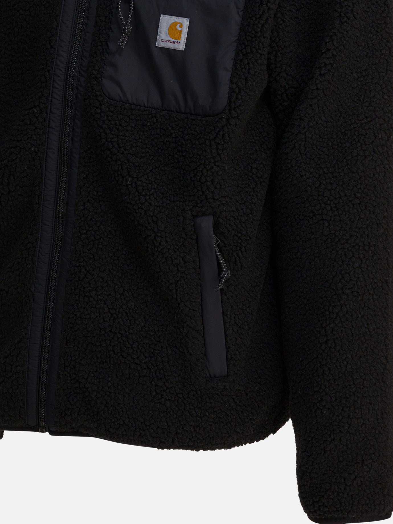 Giacche in pile Logo  Nero - Carhartt WIP Uomo | PDP | VIETTI Online Store | thumbnail_4