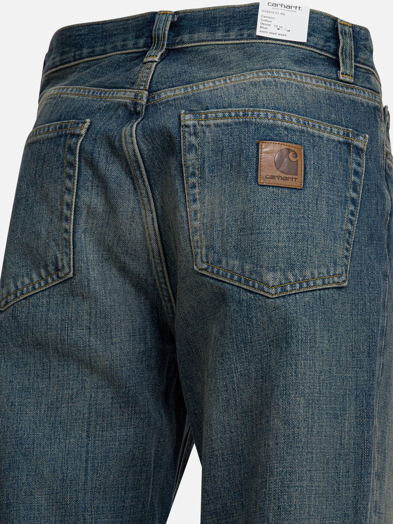 Wide-leg jeans Solid colour  Blue - Carhartt WIP Men | PDP | VIETTI Online Store | Zoom-Modal_4
