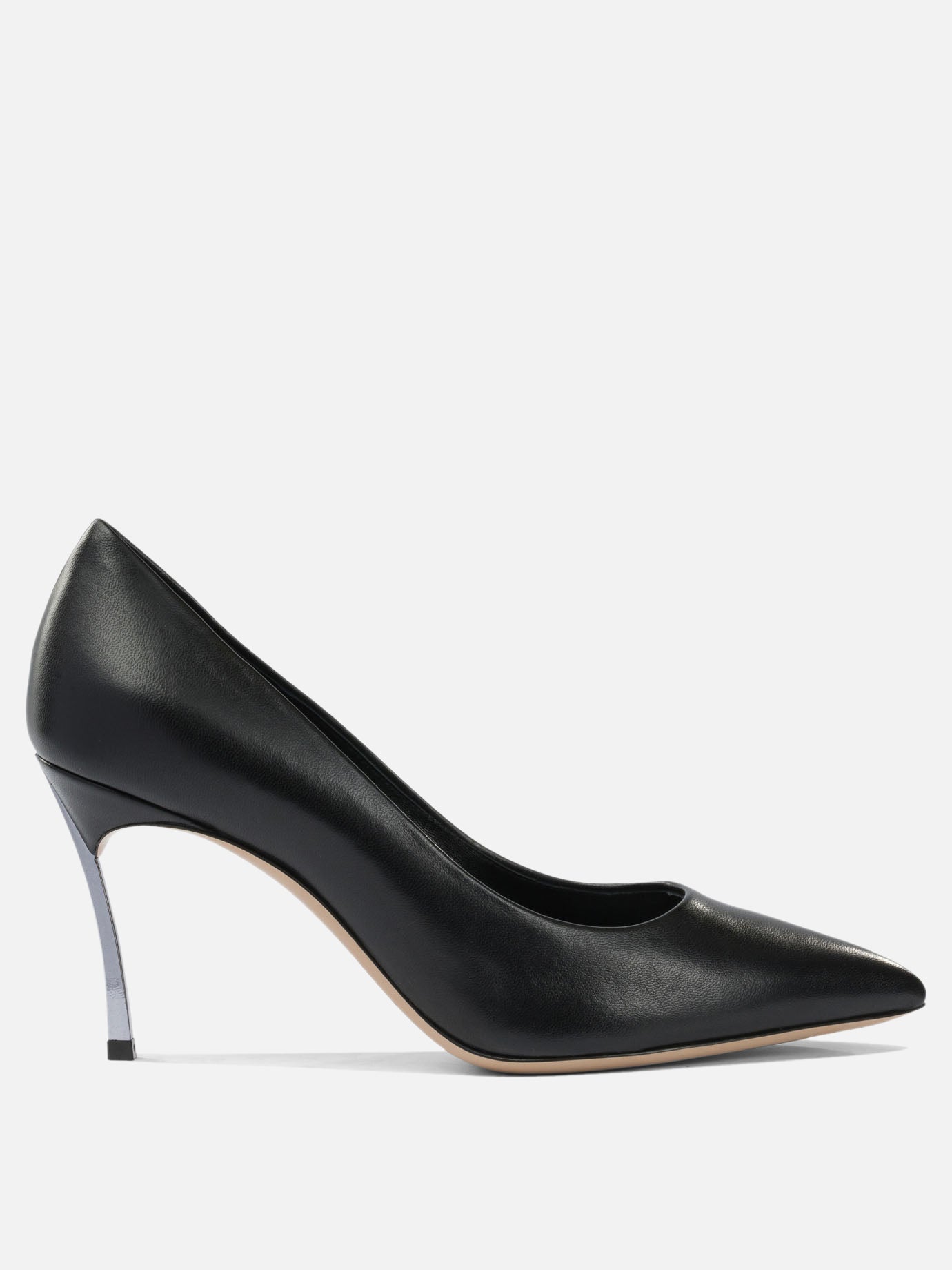 Décolleté 100% leather - 100% leather  Nero - Casadei Donna | PDP | VIETTI Online Store | Zoom-Modal
