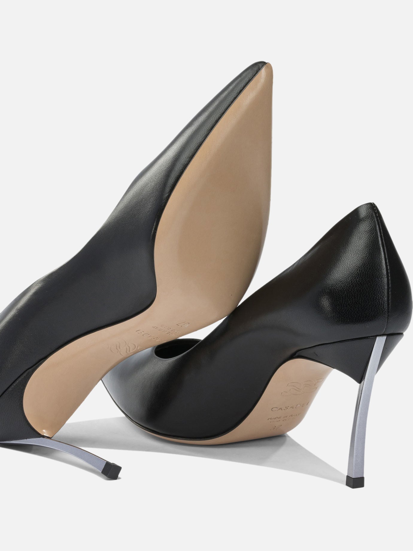 Décolleté 100% leather - 100% leather  Nero - Casadei Donna | PDP | VIETTI Online Store | thumbnail_5