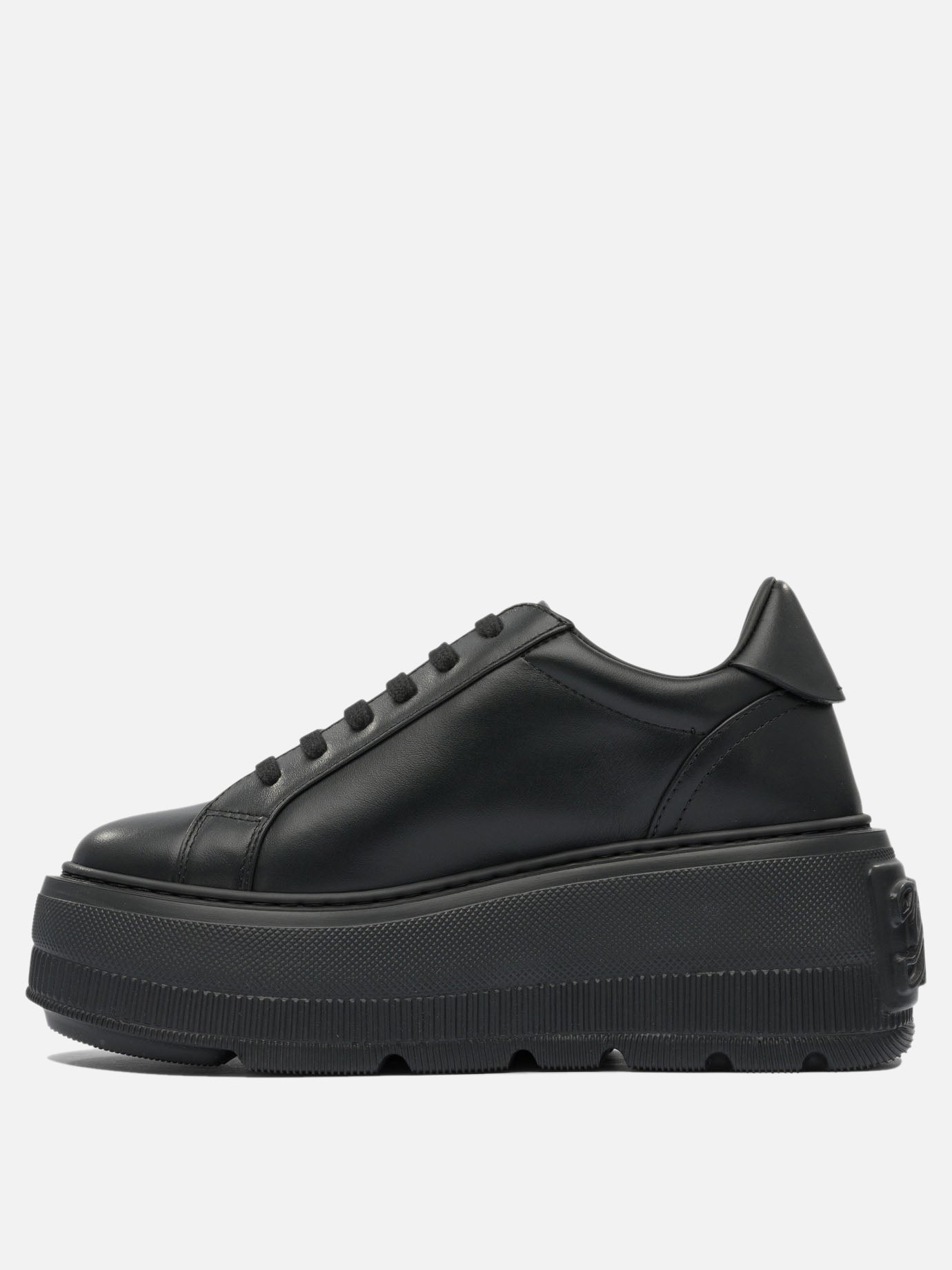 Sneaker basse 100% leather - 100% rubber  Nero - Casadei Donna | PDP | VIETTI Online Store | thumbnail_3