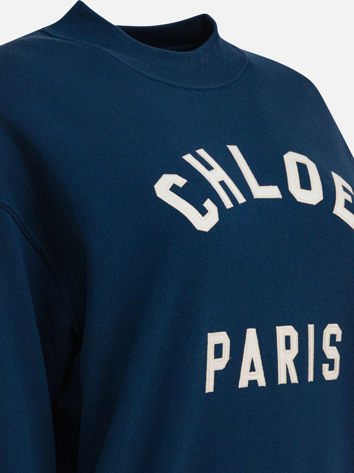 Chloé Sweatshirt with logo Blue