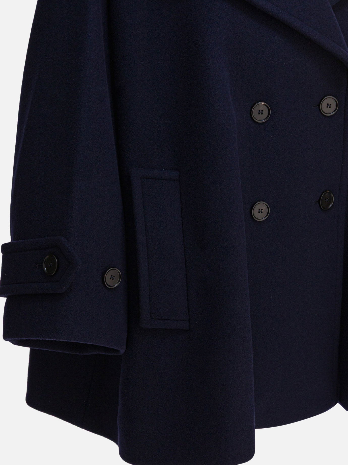Long coats Solid colour  Blue - Chloé Women | PDP | VIETTI Online Store | Zoom-Modal_4
