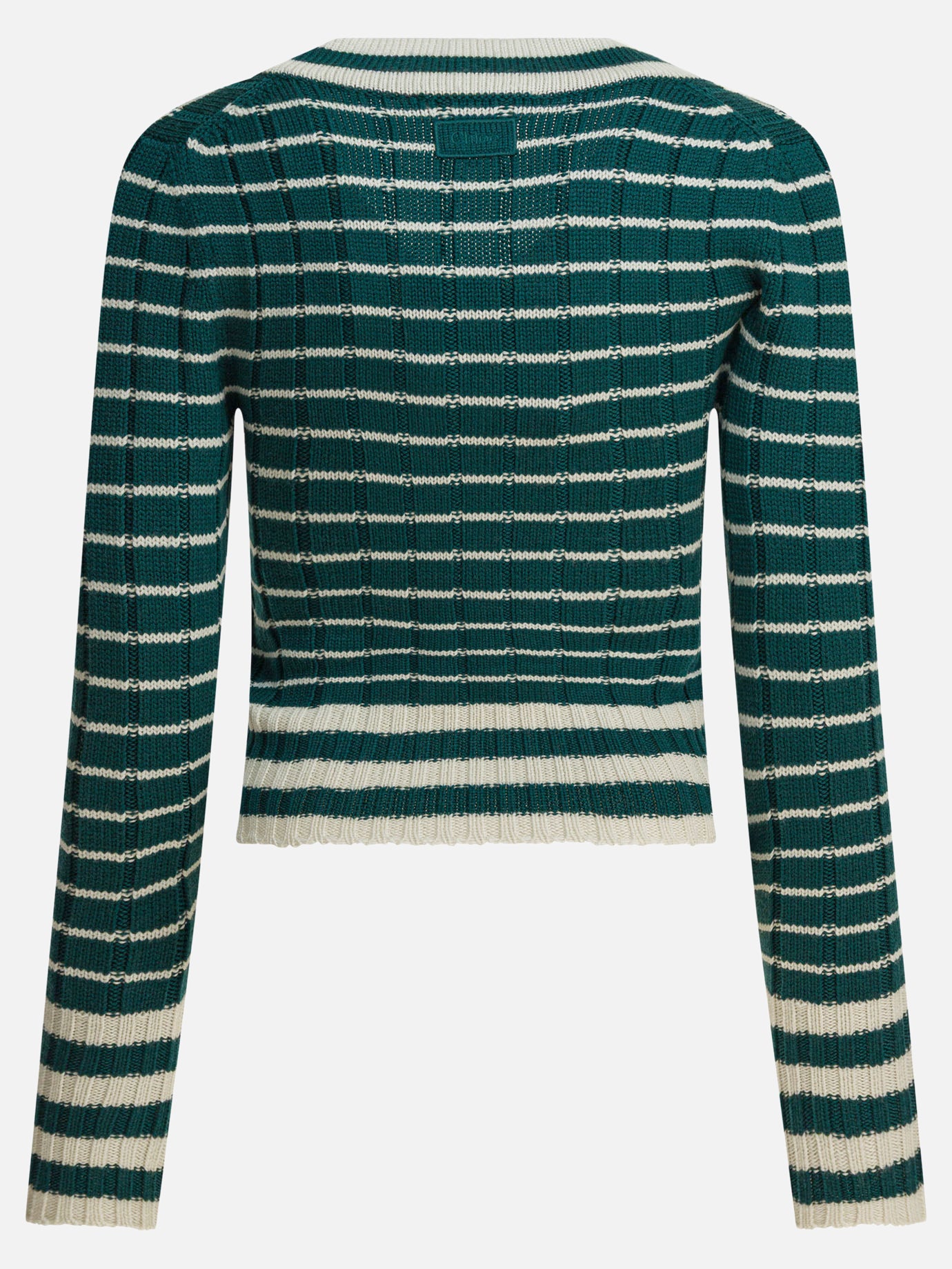 Maglioni scollo a V Striped  Verde - Chloé Donna | PDP | VIETTI Online Store | Zoom-Modal_2
