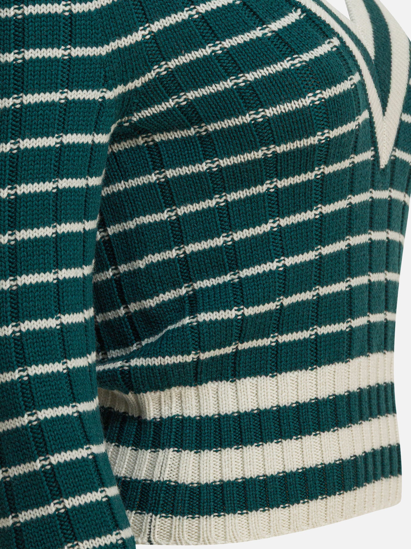 Maglioni scollo a V Striped  Verde - Chloé Donna | PDP | VIETTI Online Store | thumbnail_4