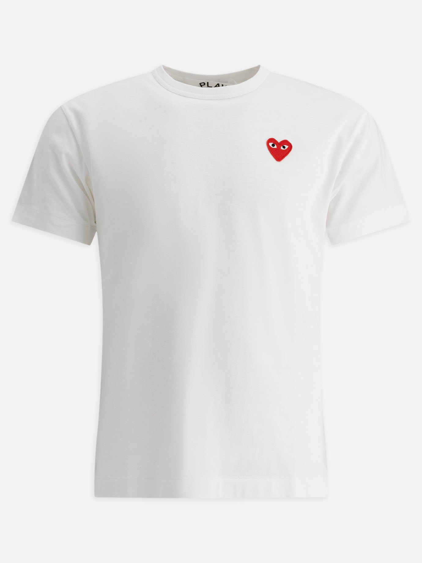Crewneck t-shirts Logo  White - Comme Des Garçons Play Men | PDP | VIETTI Online Store | thumbnail