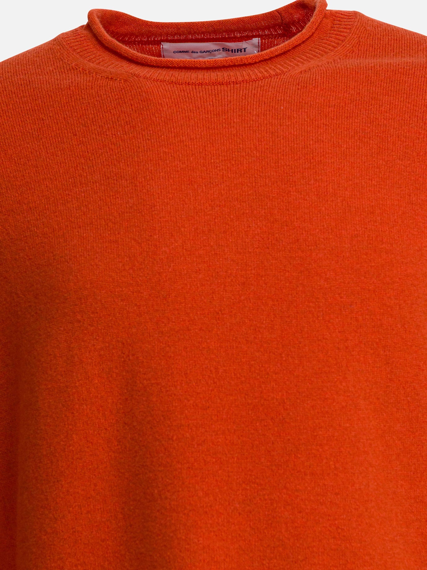 Crewneck sweaters Solid colour  Orange - Comme Des Garçons Shirt Men | PDP | VIETTI Online Store | Zoom-Modal_3
