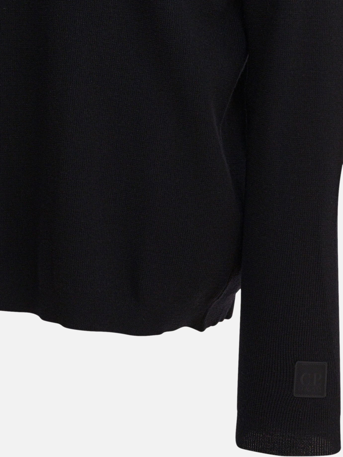 Crewneck sweaters Solid colour  Black - C.P. Company Men | PDP | VIETTI Online Store | thumbnail_4