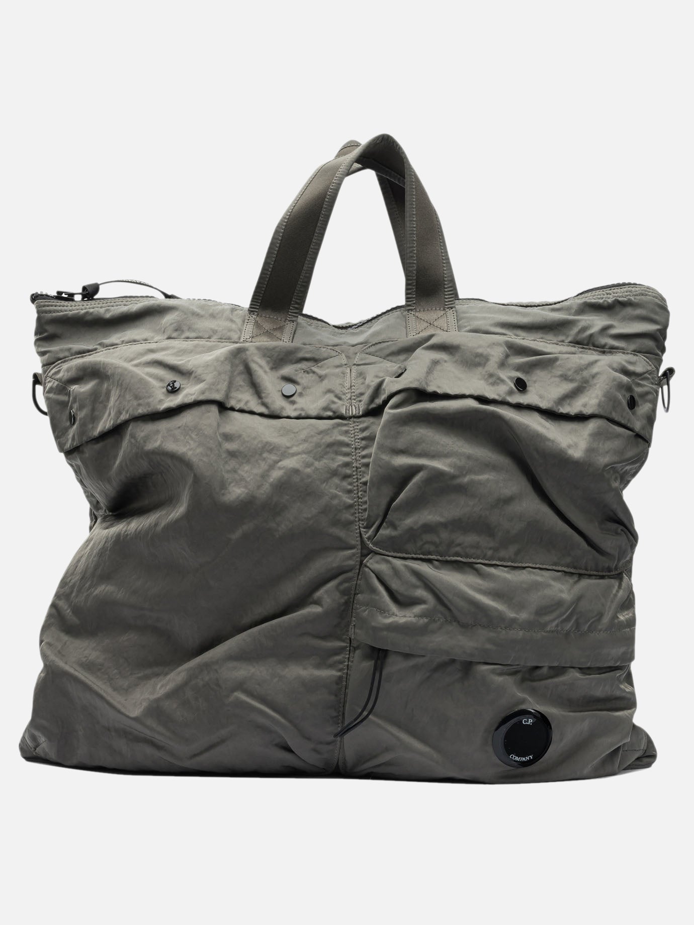 Borse grandi 100% polyamide  Grigio - C.P. Company Uomo | PDP | VIETTI Online Store | thumbnail