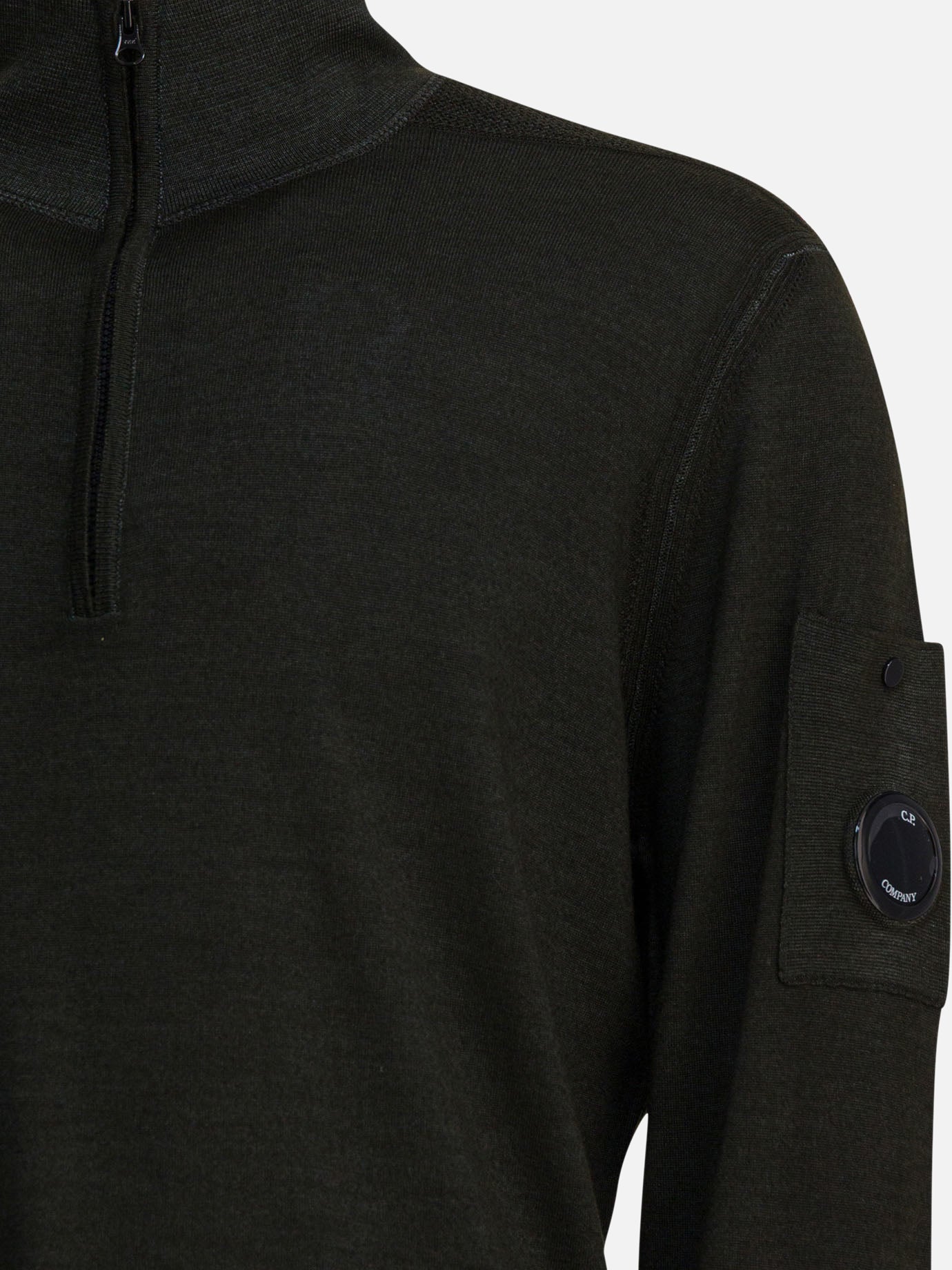 Half zip sweaters Solid colour  Grey - C.P. Company Men | PDP | VIETTI Online Store | thumbnail_4