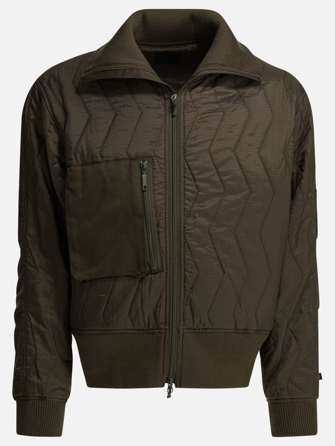 Quilted & Utility Jackets Solid colour  Brown - Daiwa Pier 39 Men | PDP | VIETTI Online Store | Zoom-Modal
