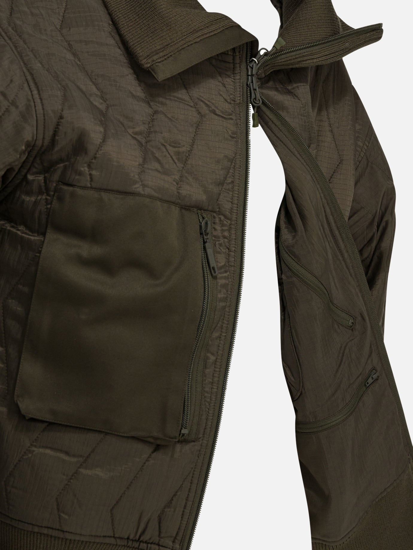 Quilted & Utility Jackets Solid colour  Brown - Daiwa Pier 39 Men | PDP | VIETTI Online Store | Zoom-Modal_3
