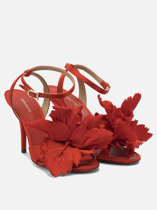 Heeled sandals 0787597  Red - Ferragamo Women | PDP | VIETTI Online Store | 2
