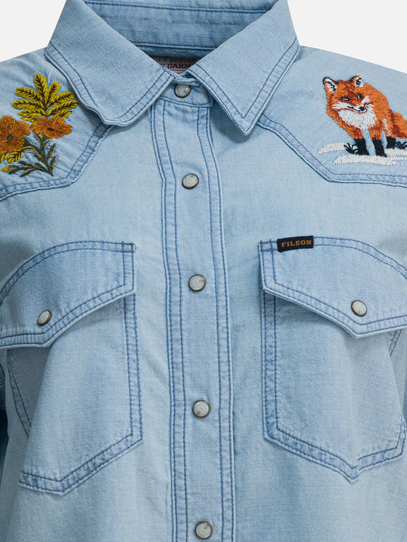 Camicie casual Solid colour  Azzurro - Filson Donna | PDP | VIETTI Online Store | Zoom-Modal_3
