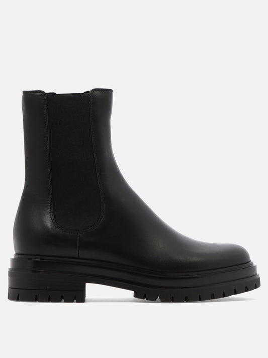 Chelsea boots 100% leather - 100% rubber  Black - Gianvito Rossi Women | PDP | VIETTI Online Store 
