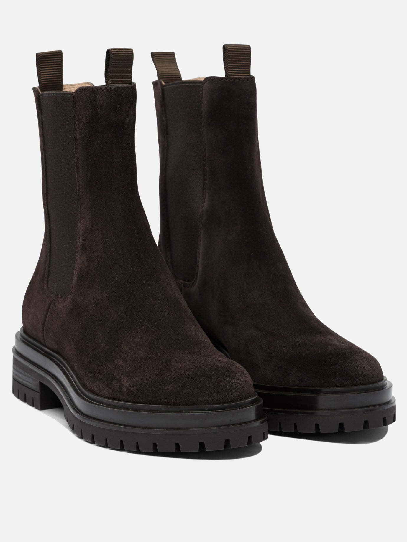 Stivaletti Chelsea 100% leather - 100% rubber  Marrone - Gianvito Rossi Donna | PDP | VIETTI Online Store | thumbnail_2
