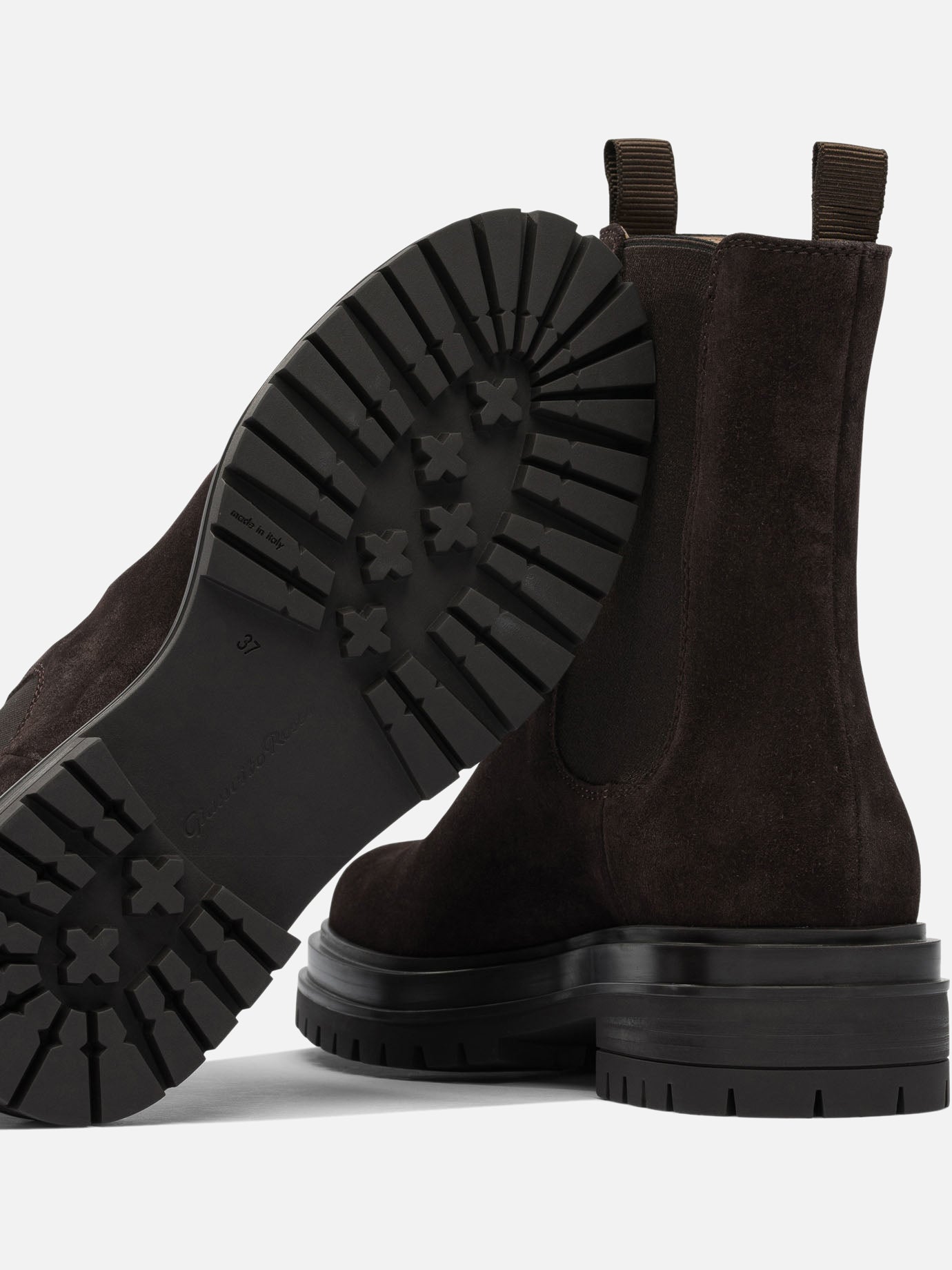 Stivaletti Chelsea 100% leather - 100% rubber  Marrone - Gianvito Rossi Donna | PDP | VIETTI Online Store | Zoom-Modal_5
