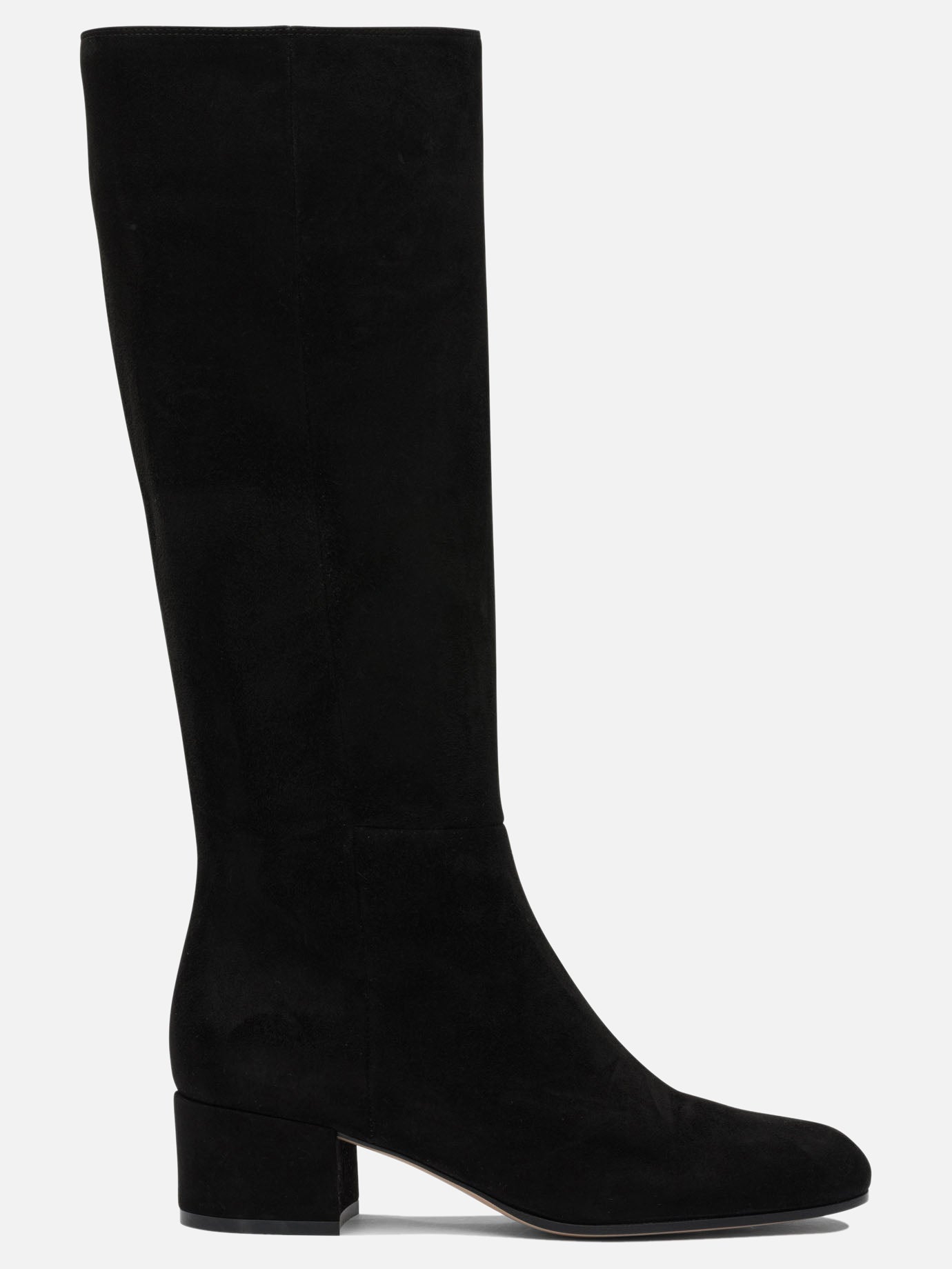 Al ginocchio 100% suede - 100% leather  Nero - Gianvito Rossi Donna | PDP | VIETTI Online Store | thumbnail