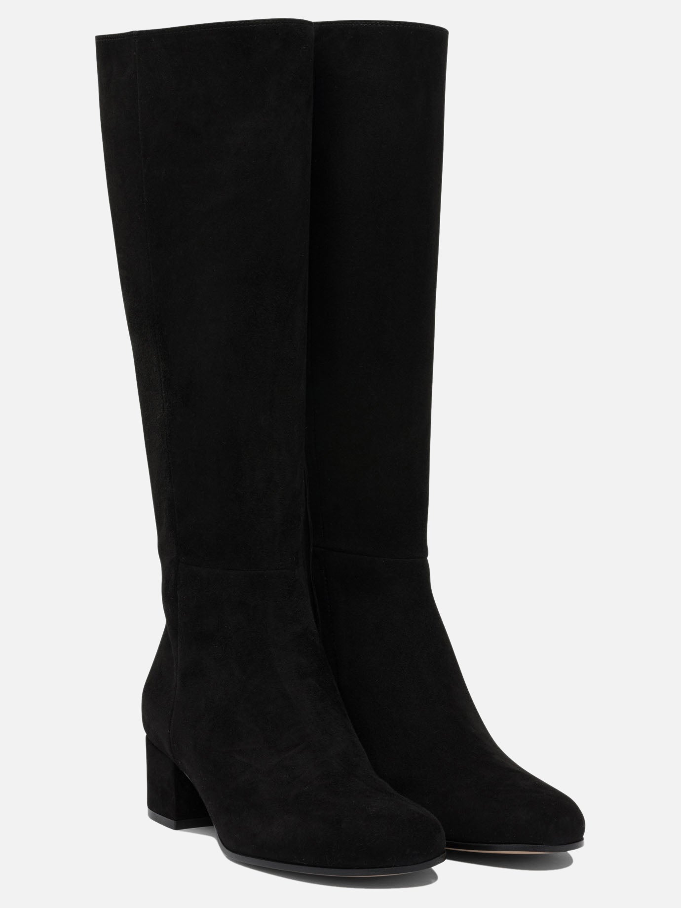 Al ginocchio 100% suede - 100% leather  Nero - Gianvito Rossi Donna | PDP | VIETTI Online Store | thumbnail_2