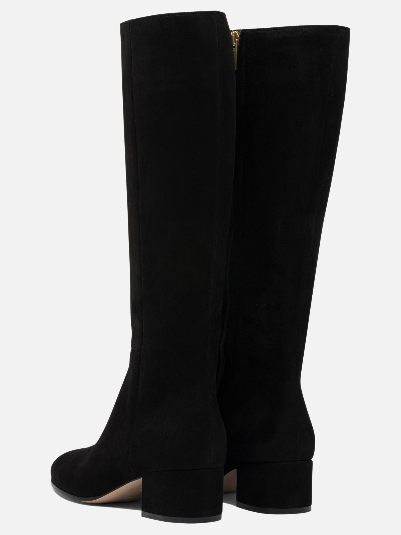 Al ginocchio 100% suede - 100% leather  Nero - Gianvito Rossi Donna | PDP | VIETTI Online Store | thumbnail_4