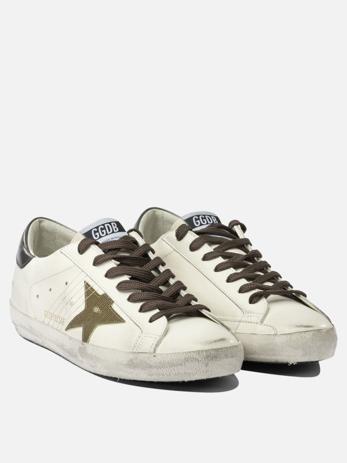 Sneaker basse 100% leather - 100% rubber  Bianco - Golden Goose Uomo | PDP | VIETTI Online Store | Zoom-Modal_2
