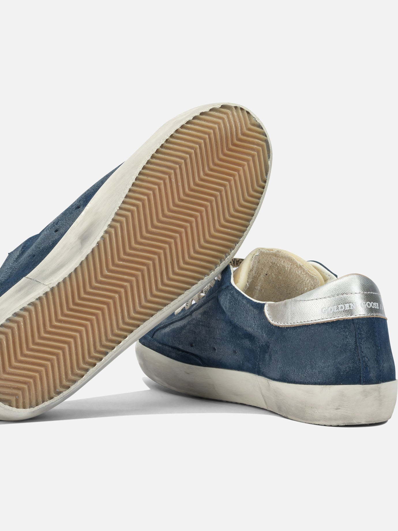 Low top sneakers 79% cow leather 17% polyurethane 4% goat leather - 100% rubber  Blue - Golden Goose Men | PDP | VIETTI Online Store | Zoom-Modal_5
