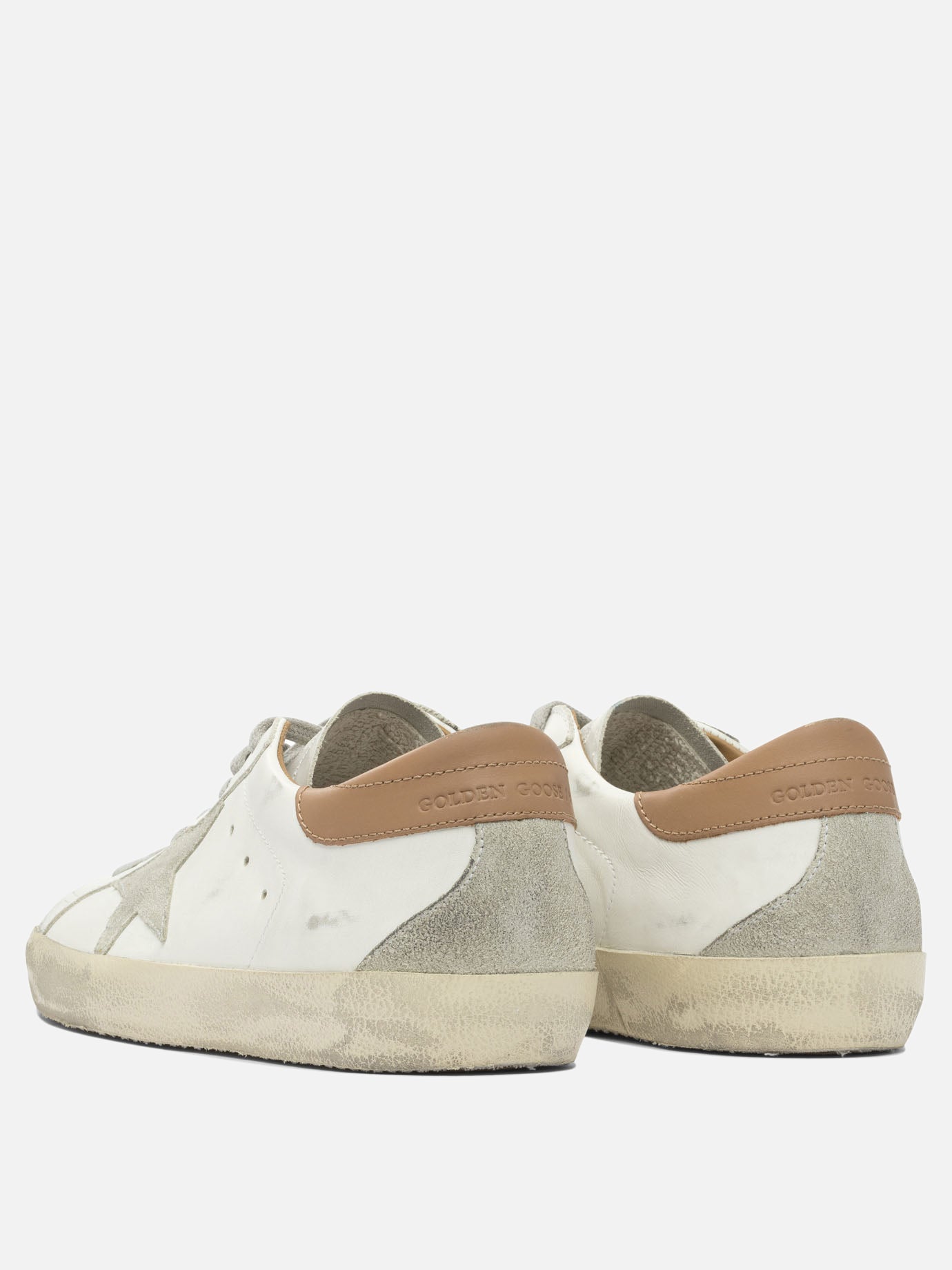 Sneaker basse 100% leather - 100% rubber  Bianco - Golden Goose Uomo | PDP | VIETTI Online Store | thumbnail_4