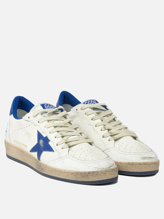 Low top sneakers 66% goat leather 19% cow leather 8% polyamide 7% ovine leather - 100% rubber  Blue - Golden Goose Men | PDP | VIETTI Online Store | 2
