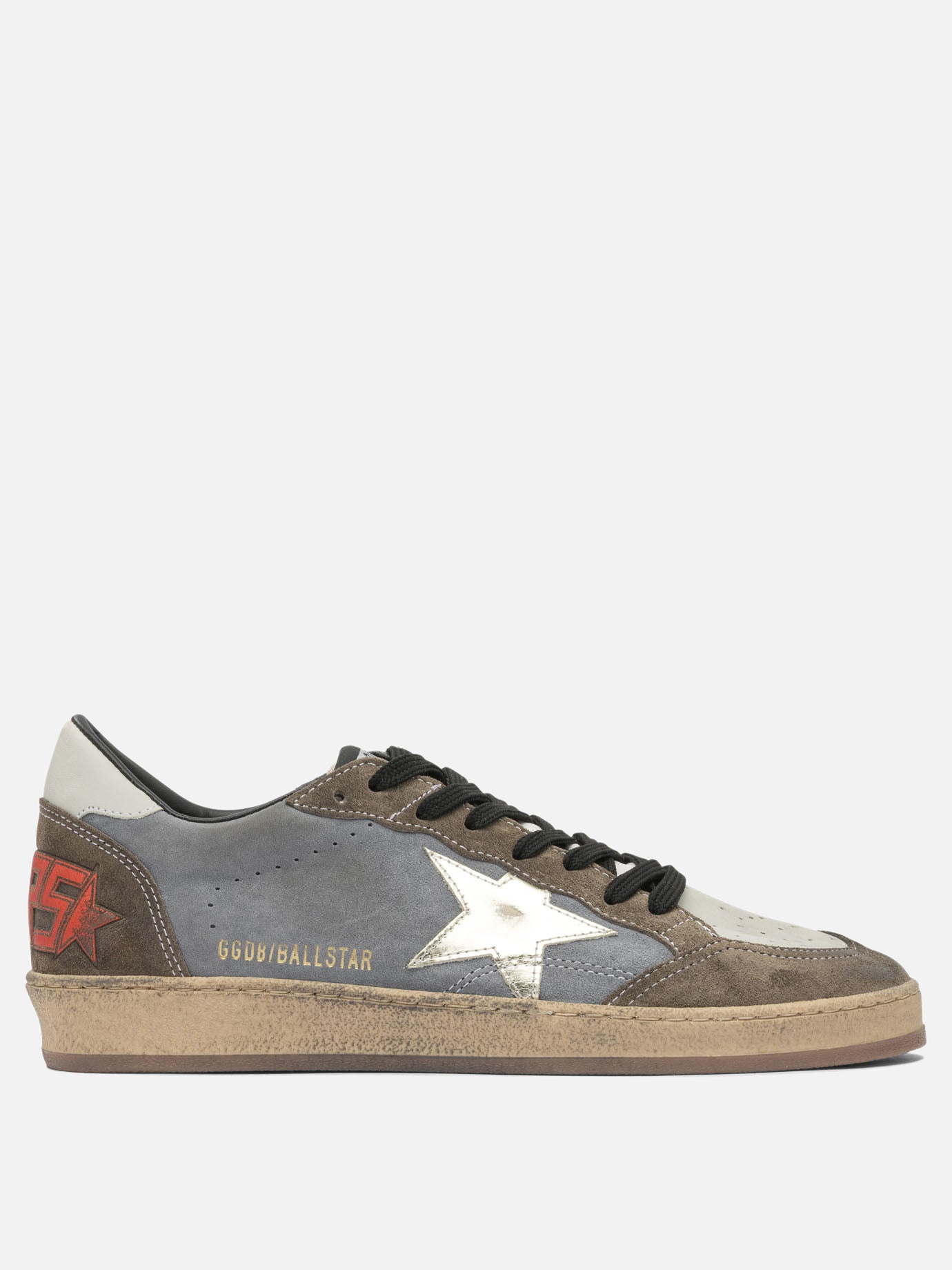 Low top sneakers 52% ovine leather 40% cow leather 34% cotton - 100% rubber  Blue - Golden Goose Men | PDP | VIETTI Online Store | thumbnail