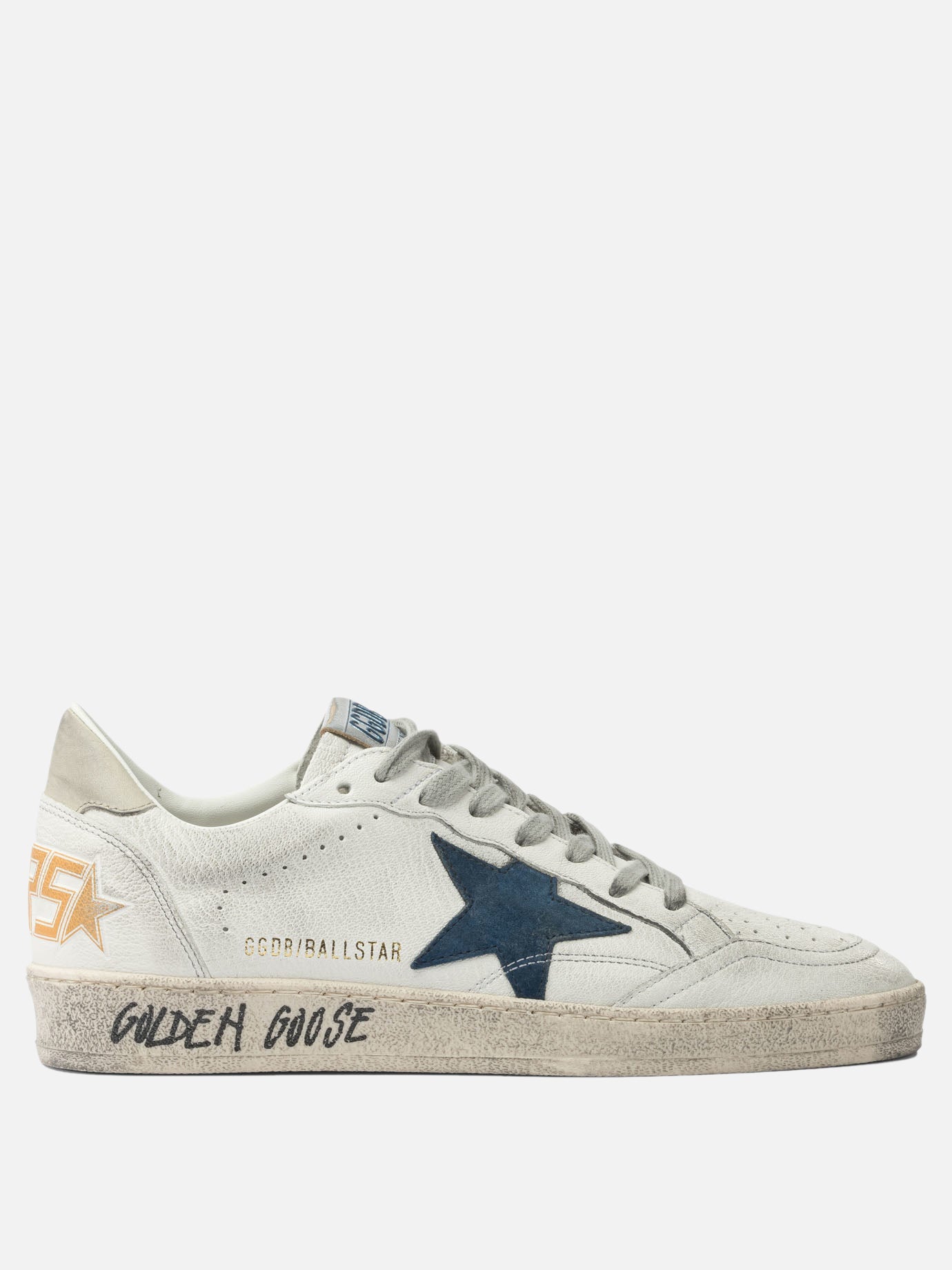 Sneaker basse 93% goat leather 7% cow leather - 100% rubber  Bianco - Golden Goose Uomo | PDP | VIETTI Online Store | thumbnail