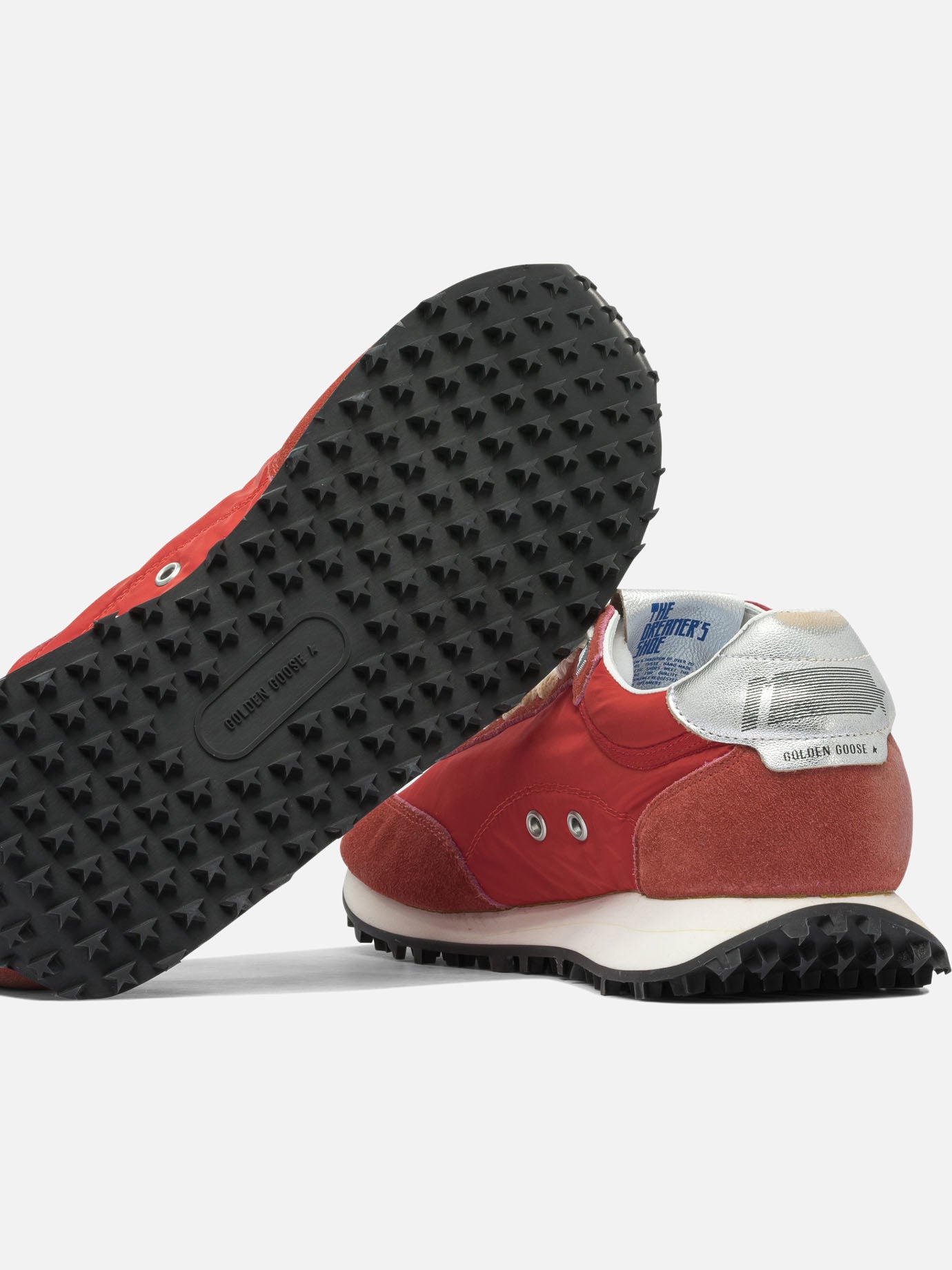 Sneaker basse 41% cow leather 18% polyamide 5% polyurethane 2% goat leather - 100% rubber  Rosso - Golden Goose Uomo | PDP | VIETTI Online Store | Zoom-Modal_5
