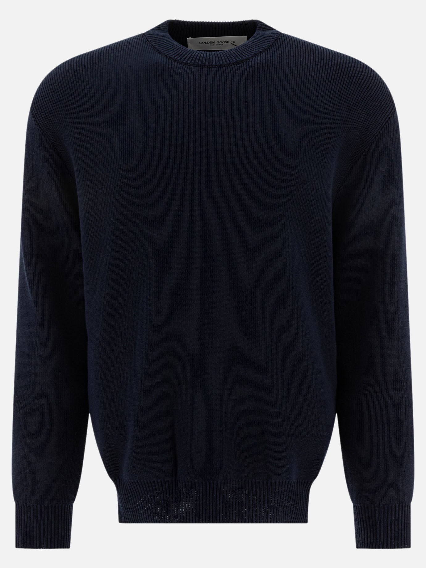 Crewneck sweaters Logo  Blue - Golden Goose Men | PDP | VIETTI Online Store | thumbnail