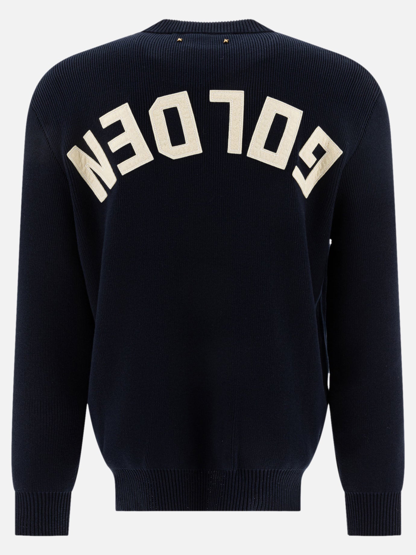Crewneck sweaters Logo  Blue - Golden Goose Men | PDP | VIETTI Online Store | thumbnail_2