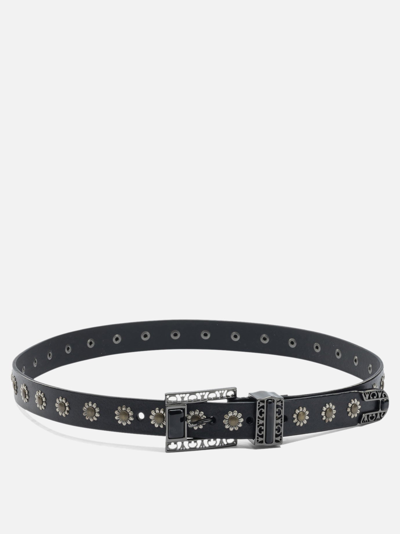 Cinture in pelle Solid colour  Nero - Golden Goose Donna | PDP | VIETTI Online Store | thumbnail