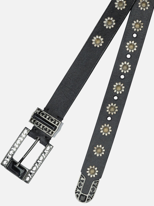 Cinture in pelle Solid colour  Nero - Golden Goose Donna | PDP | VIETTI Online Store | 2
