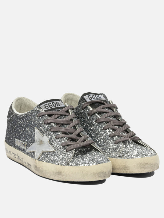 Low top sneakers 63% polyethylene 26% cotton 11% cow leather - 100% rubber  Silver - Golden Goose Women | PDP | VIETTI Online Store | 2
