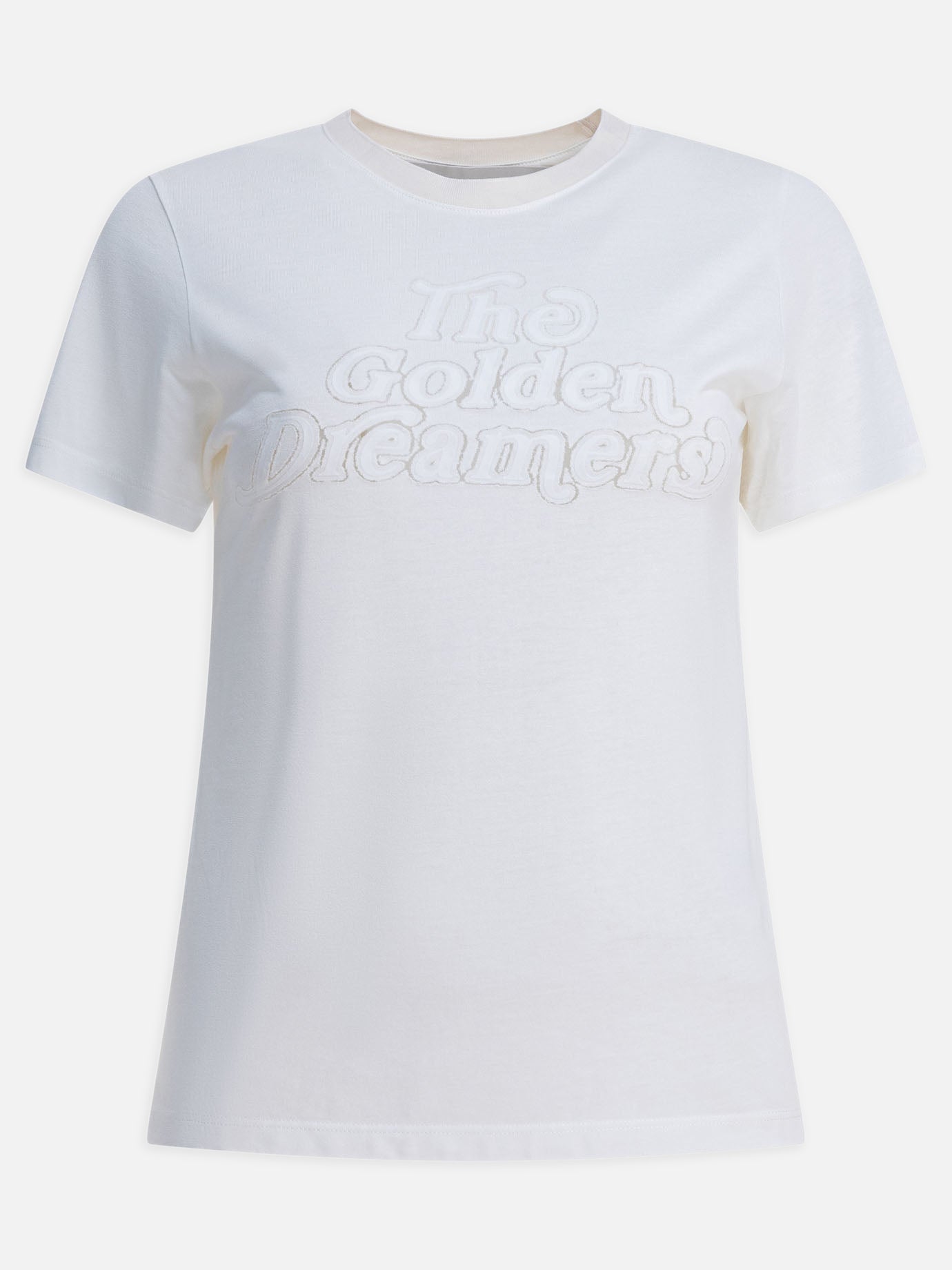 T-shirt girocollo Print  Bianco - Golden Goose Donna | PDP | VIETTI Online Store | Zoom-Modal
