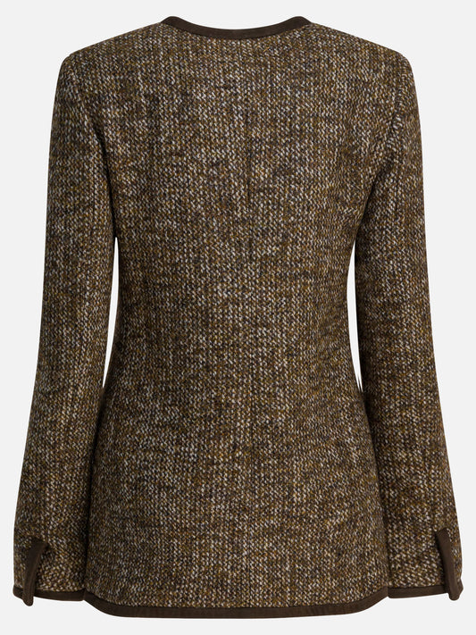 Blazer Tweed  Marrone - Golden Goose Donna | VIETTI Online Store | 2
