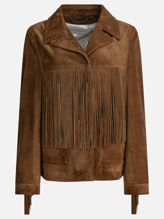 Giacche in pelle Solid colour  Marrone - Golden Goose Donna | PLP | VIETTI Online Store 
