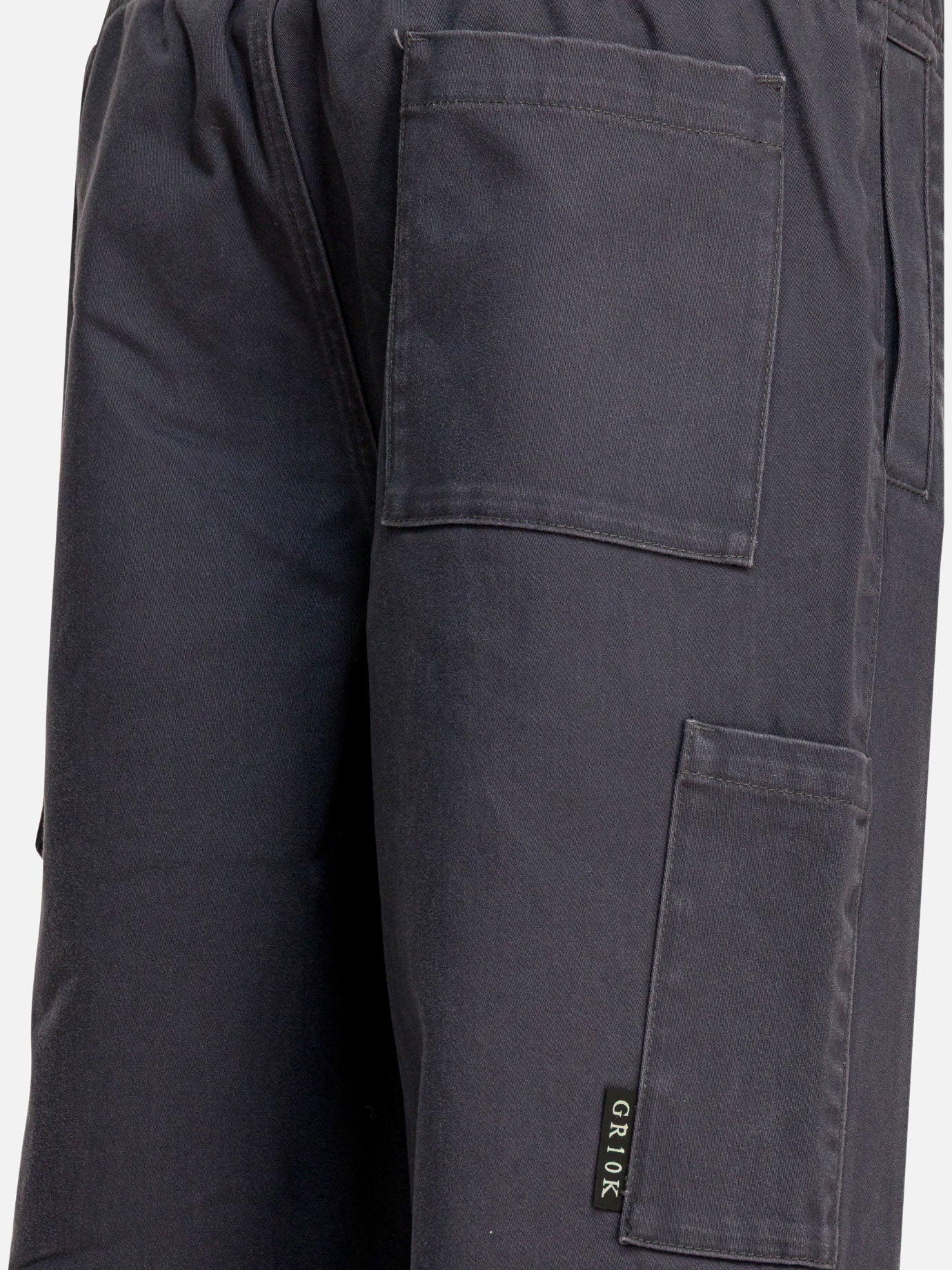 Cargo & parachute trousers Solid colour  Grey - Gr10K Men | PDP | VIETTI Online Store | Zoom-Modal_4
