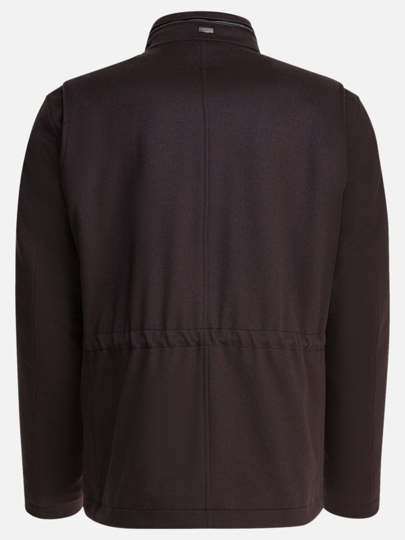 Short coats Solid colour  Brown - Herno Men | PDP | VIETTI Online Store | thumbnail_2