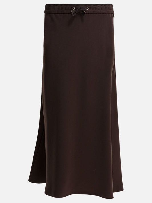 Gonne midi Solid colour  Marrone - Herno Donna | PDP | VIETTI Online Store 
