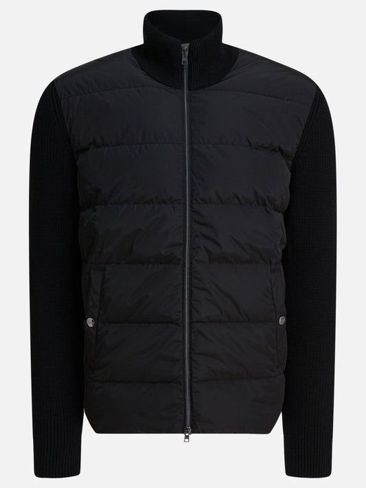 Piumini corti Solid colour  Nero - Herno Uomo | PDP | VIETTI Online Store 
